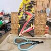 Fish net, rackets, water board