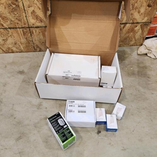 Home automation panel, window sensors, smart dimmer switch