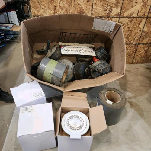 Dimmable LED bulbs, 5" drain plugs, etc.