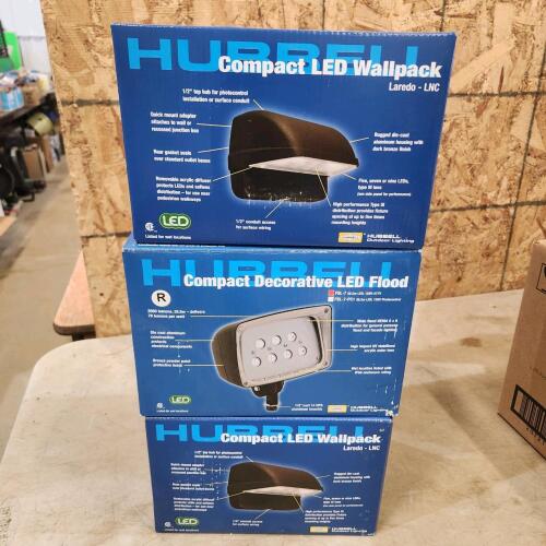 Unused LED wall lights