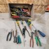 Assorted pliers & screwdrivers