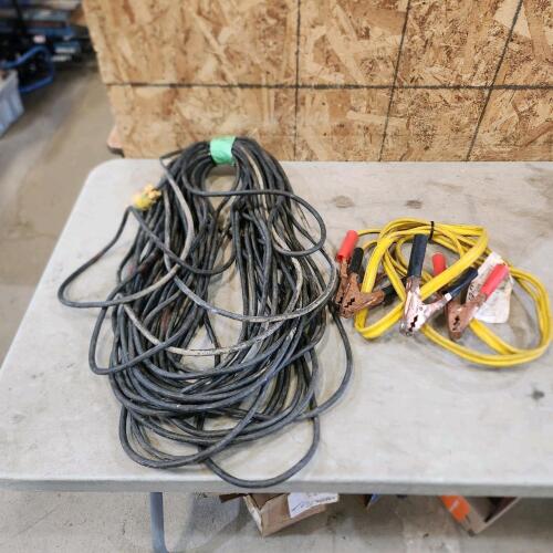 125' Cord & booster cables