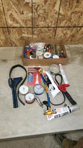Assorted tools, etc