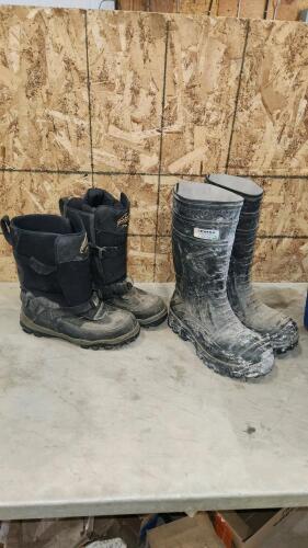 Sz 13 Winter boots, sz13 CSA rubber boots