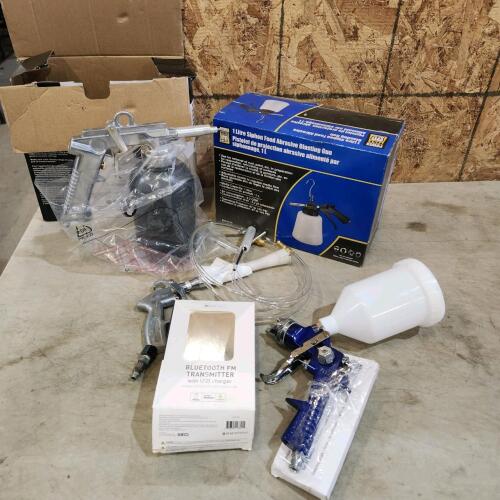 Oil undercoating gun, sandblaster, paint sprayer as is