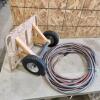 Cart, garden hose