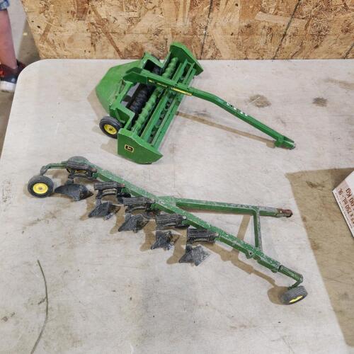 JD haybine & plow
