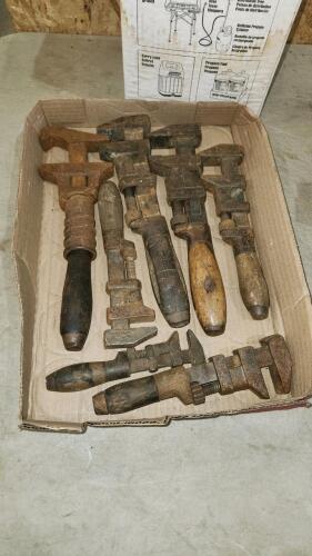 Vintage pipe wrenches