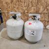 1 Empty 1 full bbq tank