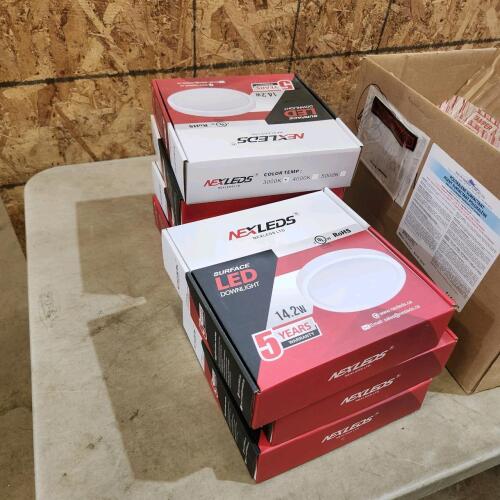 7 New 8" ceiling LED lights