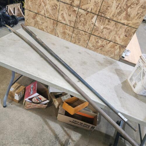 2 Heavy steel pry bars