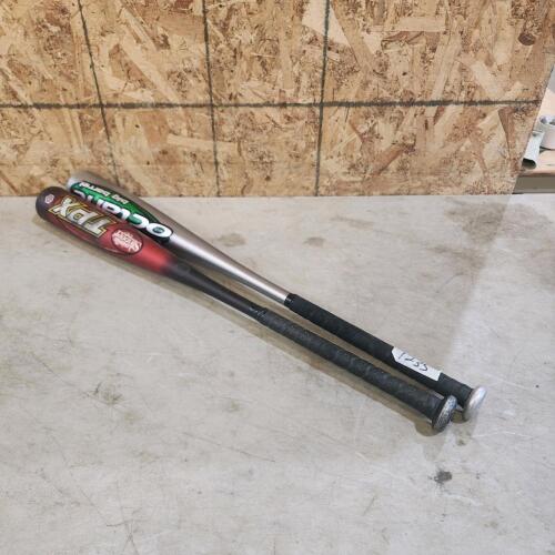 2 Adult alum baseball bats