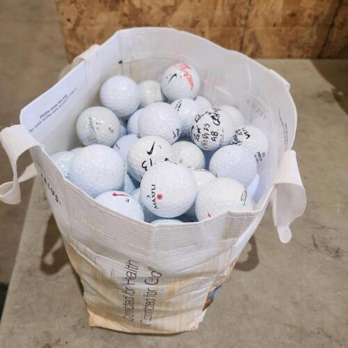 Used golf balls