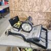 Tire chains, spotlight, heater