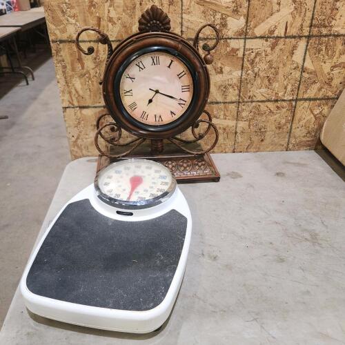 Scale, clock as is