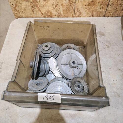 Various sized pulleys