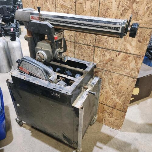 Radial arm saw missing table