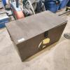 Wooden box & gas cans