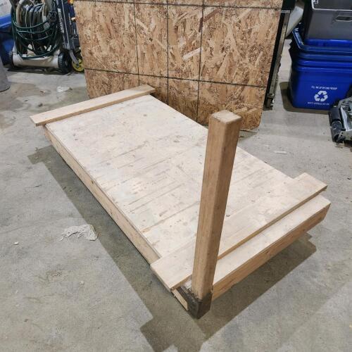 Wooden cart 26"x54"