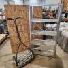 Reel mower & metal shelf
