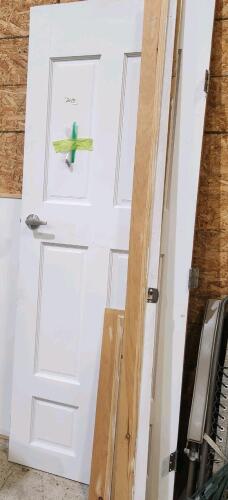 30"x80" Solid wood interior door w jam