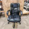 Vinyl ofice chair w some damage