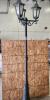 Metal driveway light