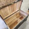 Hand carved wooden chest 40"L 21"W 24"H - 2