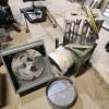 12" Squirrel cage fan, 16" exhaust fan, etc.