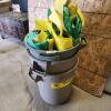Garbage can & large leaf tote bags