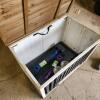 Wooden dog pen 33"L 20"W 24"H - 2