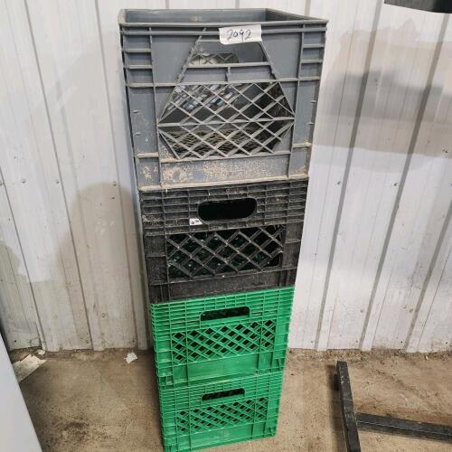 4 Milk crates