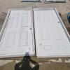 2 36x80" Metal clad exterior doors