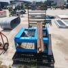 8 7' T bar stakes, 2 steel racks
