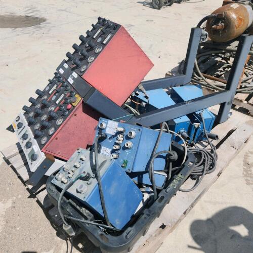 Skid of welding parts