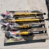 2 Hyd cylinders 24"L 2 1/2" OD, 2 hyd cylinders 40"L 2 1/2" OD