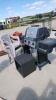 Gas bbq in rough condition, patio chairs, stool