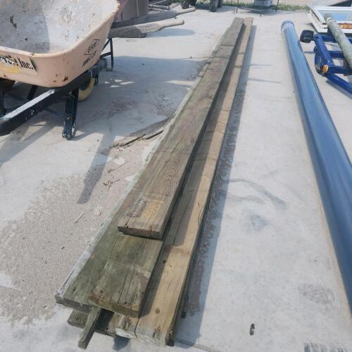Various length pressure treated 2x6