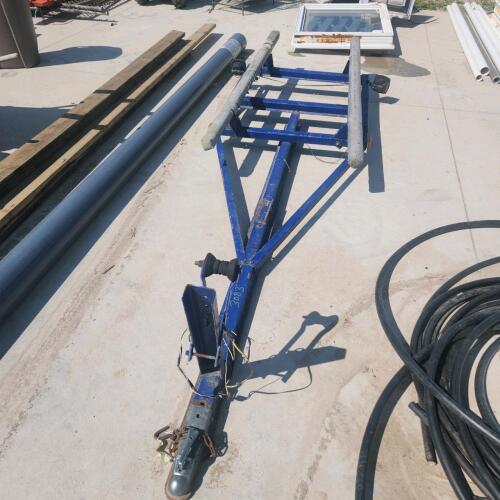 Partial boat trailer