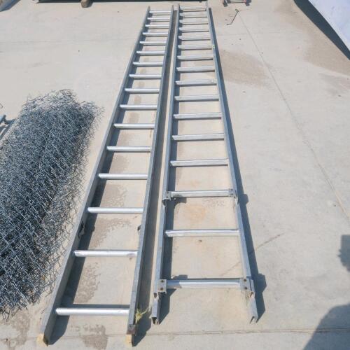 2 15' Alum ladder sections