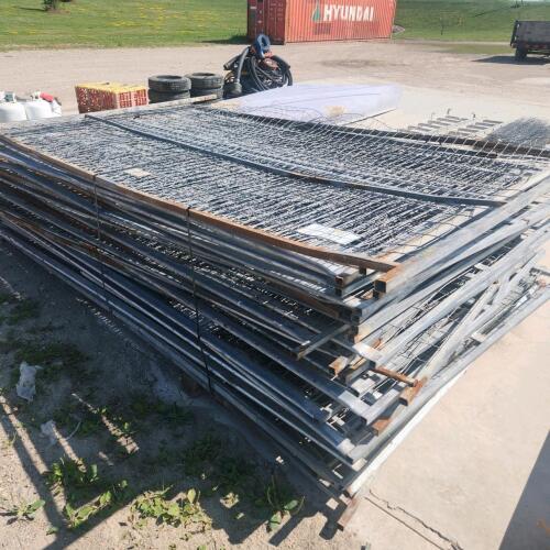 Safety barrier fences 6'H 9'L