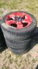 2 Steel and 2 alum wheels 205/55R16 80% tread