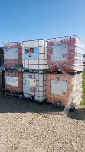 6 1000L totes previous use unknown