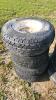 4 20.5x8.0-10 wheels tires shot