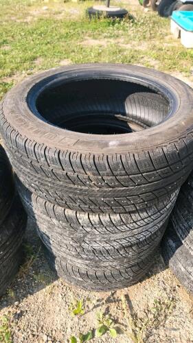 4 205/55R16 Tires 70% tread