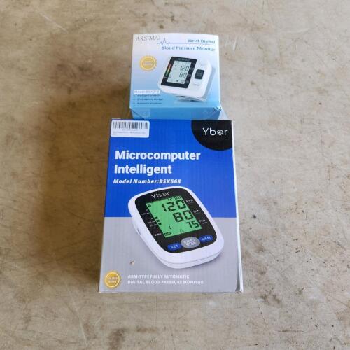 New blood pressure tester w wrist monitor
