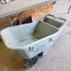 Plastic wheelbarrow