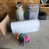 Sprayers, mailbox, mask