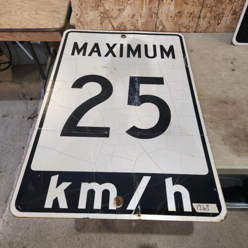 2'x3' Metal sign
