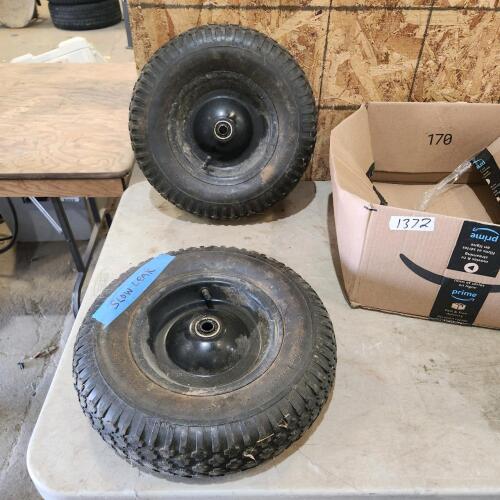 2 Wheelbarrow wheels